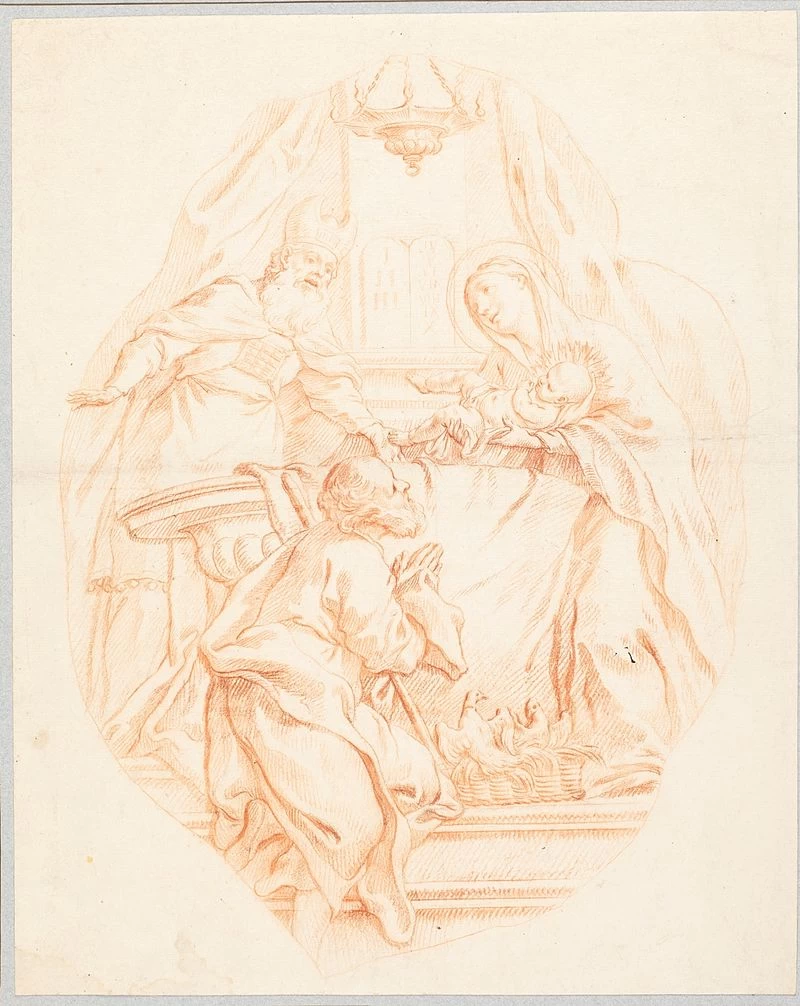 Disegno - Presentazione di Gesù al Tempio